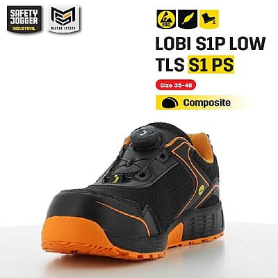 รองเท้าเซฟตี้ Safety Jogger  รุ่น LOBI รองเท้านิรภัย รองเท้าหัวเหล็ก รองเท้ากันลื่น