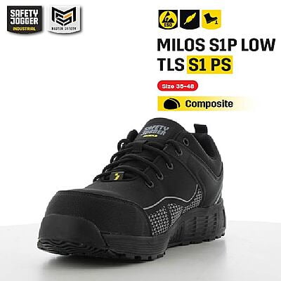 รองเท้าเซฟตี้ Safety Jogger  รุ่น MILOS รองเท้านิรภัย รองเท้าหัวเหล็ก รองเท้าหุ้มส้น รองเท้ากันลื่น