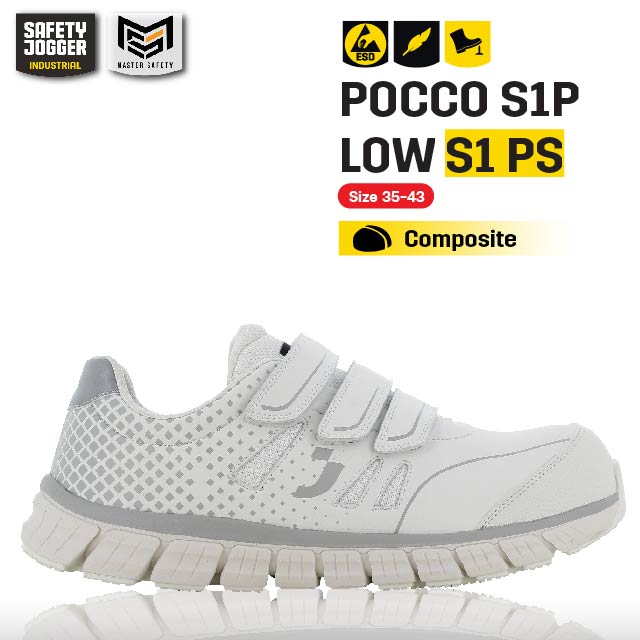 รองเท้าเซฟตี้ Safety Jogger  รุ่น PACCO รองเท้านิรภัย รองเท้าหัวเหล็ก รองเท้ากันลื่น