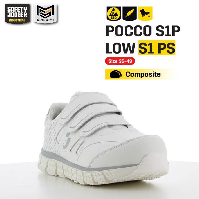 รองเท้าเซฟตี้ Safety Jogger  รุ่น PACCO รองเท้านิรภัย รองเท้าหัวเหล็ก รองเท้ากันลื่น