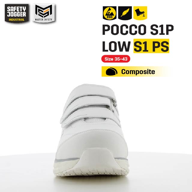 รองเท้าเซฟตี้ Safety Jogger  รุ่น PACCO รองเท้านิรภัย รองเท้าหัวเหล็ก รองเท้ากันลื่น