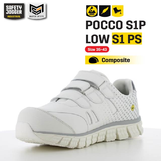 รองเท้าเซฟตี้ Safety Jogger  รุ่น PACCO รองเท้านิรภัย รองเท้าหัวเหล็ก รองเท้ากันลื่น