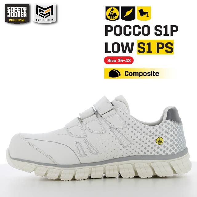 รองเท้าเซฟตี้ Safety Jogger  รุ่น PACCO รองเท้านิรภัย รองเท้าหัวเหล็ก รองเท้ากันลื่น