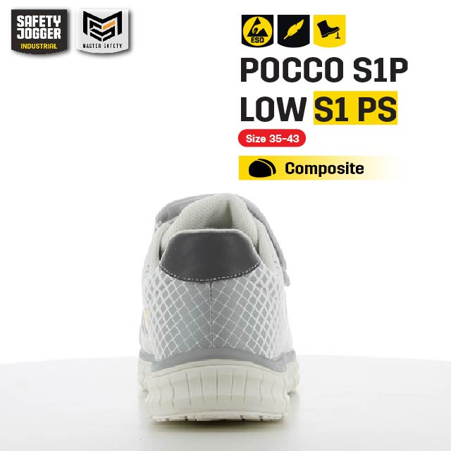 รองเท้าเซฟตี้ Safety Jogger  รุ่น PACCO รองเท้านิรภัย รองเท้าหัวเหล็ก รองเท้ากันลื่น