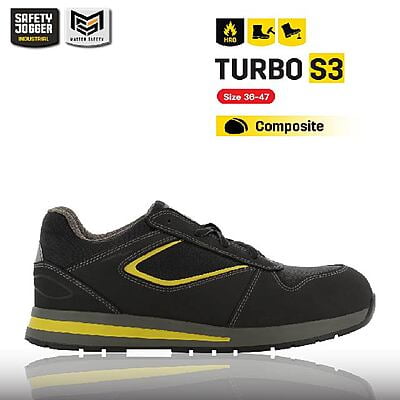 รองเท้าเซฟตี้ Safety Jogger  รุ่น TURBO รองเท้านิรภัย รองเท้าผ้าใบ รองเท้าหุ้มส้น