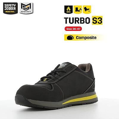 รองเท้าเซฟตี้ Safety Jogger  รุ่น TURBO รองเท้านิรภัย รองเท้าผ้าใบ รองเท้าหุ้มส้น