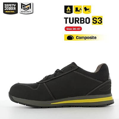 รองเท้าเซฟตี้ Safety Jogger  รุ่น TURBO รองเท้านิรภัย รองเท้าผ้าใบ รองเท้าหุ้มส้น