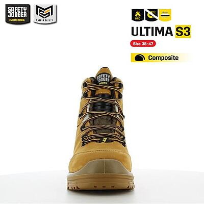 รองเท้าเซฟตี้ Safety Jogger   รุ่น ULTIMA รองเท้านิรภัย รองเท้าหัวเหล็ก รองเท้าหุ้มข้อ รองเท้าหนัง