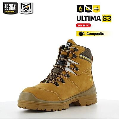 รองเท้าเซฟตี้ Safety Jogger   รุ่น ULTIMA รองเท้านิรภัย รองเท้าหัวเหล็ก รองเท้าหุ้มข้อ รองเท้าหนัง