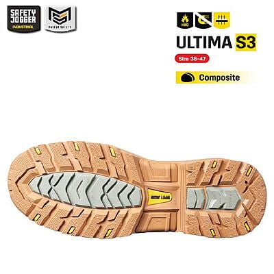 รองเท้าเซฟตี้ Safety Jogger   รุ่น ULTIMA รองเท้านิรภัย รองเท้าหัวเหล็ก รองเท้าหุ้มข้อ รองเท้าหนัง