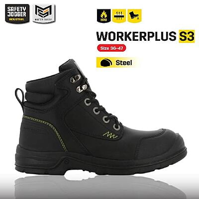 รองเท้าเซฟตี้ Safety Jogger รุ่น WORKERPLUS รองเท้านิรภัย รองเท้าหัวเหล็ก รองเท้าเดินป่า