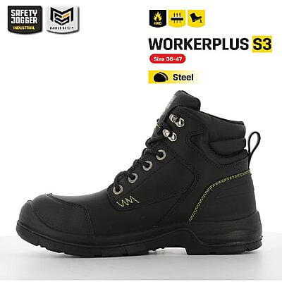 รองเท้าเซฟตี้ Safety Jogger รุ่น WORKERPLUS รองเท้านิรภัย รองเท้าหัวเหล็ก รองเท้าเดินป่า
