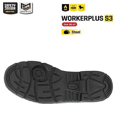 รองเท้าเซฟตี้ Safety Jogger รุ่น WORKERPLUS รองเท้านิรภัย รองเท้าหัวเหล็ก รองเท้าเดินป่า