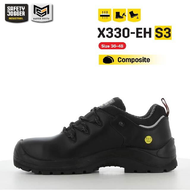 รองเท้าเซฟตี้ Safety Jogger รุ่น X330-EH รองเท้านิรภัย รองเท้าหัวเหล็ก รองเท้าป้องกันไฟฟ้า กันไฟดูด