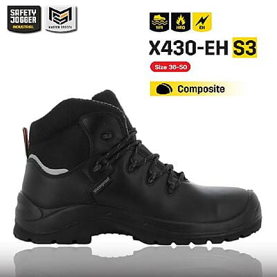 รองเท้าเซฟตี้ Safety Jogger รุ่น X430-EH รองเท้าหัวเหล็ก รองเท้าป้องกันไฟฟ้า ไฟฟ้าแรงสูง