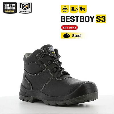 รองเท้าเซฟตี้ Safety Jogger รุ่น BESTBOY รองเท้านิรภัย รองเท้าหัวเหล็ก รองเท้าหุ้มข้อ รองเท้ากันลื่น