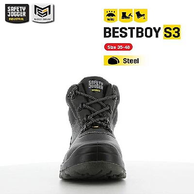 รองเท้าเซฟตี้ Safety Jogger รุ่น BESTBOY รองเท้านิรภัย รองเท้าหัวเหล็ก รองเท้าหุ้มข้อ รองเท้ากันลื่น