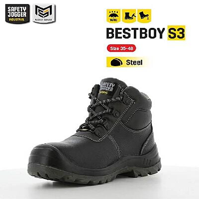 รองเท้าเซฟตี้ Safety Jogger รุ่น BESTBOY รองเท้านิรภัย รองเท้าหัวเหล็ก รองเท้าหุ้มข้อ รองเท้ากันลื่น