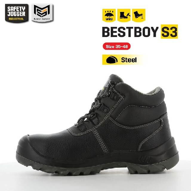 รองเท้าเซฟตี้ Safety Jogger รุ่น BESTBOY รองเท้านิรภัย รองเท้าหัวเหล็ก รองเท้าหุ้มข้อ รองเท้ากันลื่น