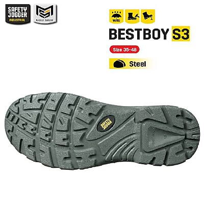 รองเท้าเซฟตี้ Safety Jogger รุ่น BESTBOY รองเท้านิรภัย รองเท้าหัวเหล็ก รองเท้าหุ้มข้อ รองเท้ากันลื่น