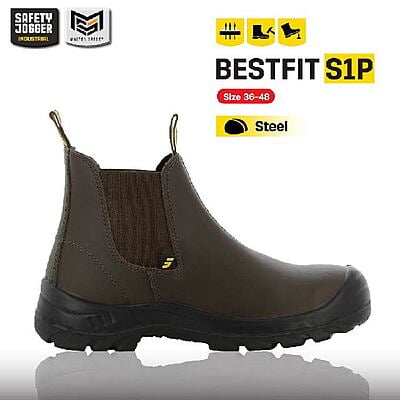 รองเท้าเซฟตี้ Safety Jogger รุ่น BESTFIT รองเท้านิรภัย รองเท้าหัวเหล็ก รองเท้าหุ้มข้อ รองเท้าหนัง