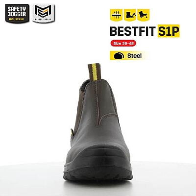รองเท้าเซฟตี้ Safety Jogger รุ่น BESTFIT รองเท้านิรภัย รองเท้าหัวเหล็ก รองเท้าหุ้มข้อ รองเท้าหนัง