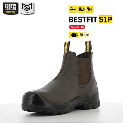รองเท้าเซฟตี้ Safety Jogger รุ่น BESTFIT รองเท้านิรภัย รองเท้าหัวเหล็ก รองเท้าหุ้มข้อ รองเท้าหนัง