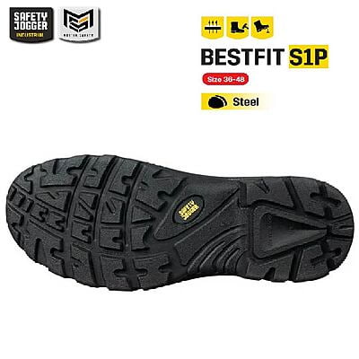 รองเท้าเซฟตี้ Safety Jogger รุ่น BESTFIT รองเท้านิรภัย รองเท้าหัวเหล็ก รองเท้าหุ้มข้อ รองเท้าหนัง