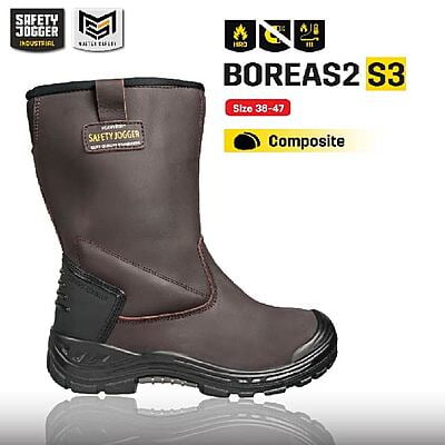รองเท้าบูทเซฟตี้ Safety Jogger รุ่น BOREAS2 รองเท้าบูทนิรภัย รองเท้าบูทหัวเหล็ก รองเท้าบูทกันน้ำ