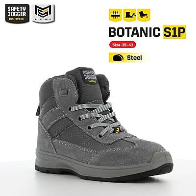 รองเท้าเซฟตี้ผู้หญิง Safety Jogger รุ่น BOTANIC รองเท้านิรภัย รองเท้าหนัง รองเท้าหัวเหล็ก