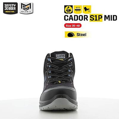 รองเท้าเซฟตี้ Safety Jogger รุ่น CADOR รองเท้านิรภัย รองเท้าหุ้มข้อ รองเท้าผ้าใบ รองเท้าหัวเหล็ก
