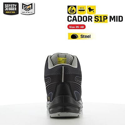 รองเท้าเซฟตี้ Safety Jogger รุ่น CADOR รองเท้านิรภัย รองเท้าหุ้มข้อ รองเท้าผ้าใบ รองเท้าหัวเหล็ก
