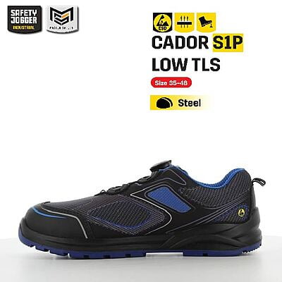 รองเท้าเซฟตี้ปรับหมุน Safety Jogger รุ่น CADOR รองเท้านิรภัย รองเท้าหัวเหล็ก รองเท้ากันลื่น