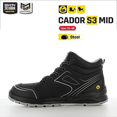 รองเท้าเซฟตี้ Safety Jogger รุ่น CADOR รองเท้านิรภัย รองเท้าหัวเหล็ก รองเท้ากันลื่น