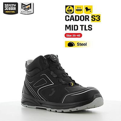 รองเท้าเซฟตี้ Safety Jogger รุ่น CADOR รองเท้านิรภัย รองเท้าหุ้มข้อ รองเท้าหัวเหล็ก รองเท้ากันลื่น