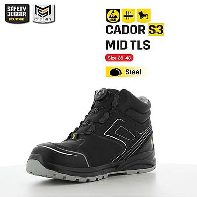 รองเท้าเซฟตี้ Safety Jogger รุ่น CADOR รองเท้านิรภัย รองเท้าหุ้มข้อ รองเท้าหัวเหล็ก รองเท้ากันลื่น