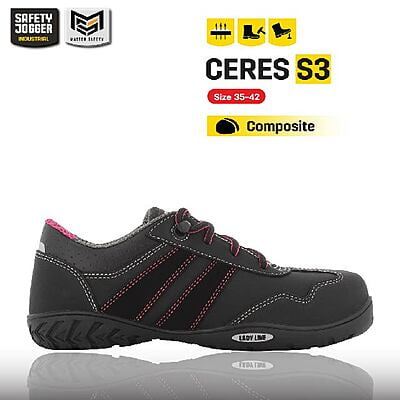 รองเท้าเซฟตี้ผู้หญิง Safety Jogger รุ่น CERES รองเท้านิรภัย รองเท้าหัวเหล็ก รองเท้าหนัง