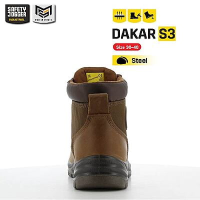 รองเท้าเซฟตี้ Safety Jogger รุ่น DAKAR รองเท้านิรภัย รองเท้าหัวเหล็ก รองเท้าหุ้มข้อ รองเท้าทำงาน