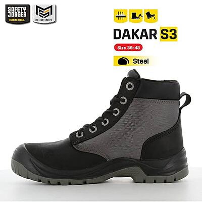 รองเท้าเซฟตี้ Safety Jogger รุ่น DAKAR รองเท้านิรภัย รองเท้าหัวเหล็ก รองเท้าหุ้มข้อ รองเท้าทำงาน