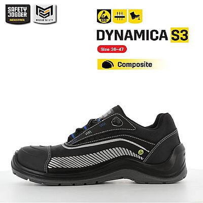 รองเท้าเซฟตี้ Safety Jogger  รุ่น DYNAMICA รองเท้านิรภัย รองเท้าหัวเหล็ก รองเท้ากันลื่น