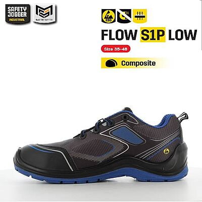 รองเท้าเซฟตี้ Safety Jogger รุ่น FLOW รองเท้านิรภัย รองเท้าหุ้มส้น รองเท้าหัวเหล็ก รองเท้ากันลื่น