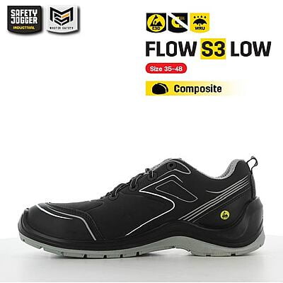รองเท้าเซฟตี้ Safety Jogger รุ่น FLOW รองเท้านิรภัย รองเท้าหุ้มส้น รองเท้าหัวเหล็ก รองเท้ากันลื่น