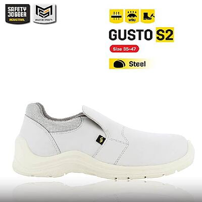 รองเท้าเซฟตี้ Safety Jogger  รุ่น GUSTO81 รองเท้านิรภัย รองเท้าหัวเหล็ก รองเท้าเชฟ รองเท้ากันลื่น