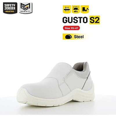 รองเท้าเซฟตี้ Safety Jogger  รุ่น GUSTO81 รองเท้านิรภัย รองเท้าหัวเหล็ก รองเท้าเชฟ รองเท้ากันลื่น