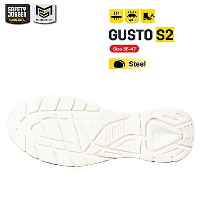 รองเท้าเซฟตี้ Safety Jogger  รุ่น GUSTO81 รองเท้านิรภัย รองเท้าหัวเหล็ก รองเท้าเชฟ รองเท้ากันลื่น