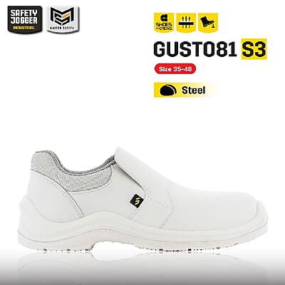 รองเท้าเซฟตี้ Safety Jogger  รุ่น GUSTO81 รองเท้านิรภัย รองเท้าหัวเหล็ก รองเท้าเชฟ รองเท้ากันลื่น