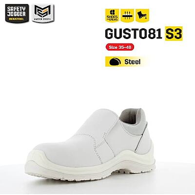 รองเท้าเซฟตี้ Safety Jogger  รุ่น GUSTO81 รองเท้านิรภัย รองเท้าหัวเหล็ก รองเท้าเชฟ รองเท้ากันลื่น