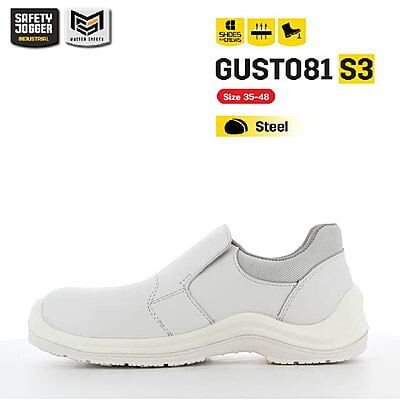 รองเท้าเซฟตี้ Safety Jogger  รุ่น GUSTO81 รองเท้านิรภัย รองเท้าหัวเหล็ก รองเท้าเชฟ รองเท้ากันลื่น