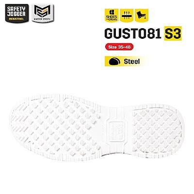 รองเท้าเซฟตี้ Safety Jogger  รุ่น GUSTO81 รองเท้านิรภัย รองเท้าหัวเหล็ก รองเท้าเชฟ รองเท้ากันลื่น