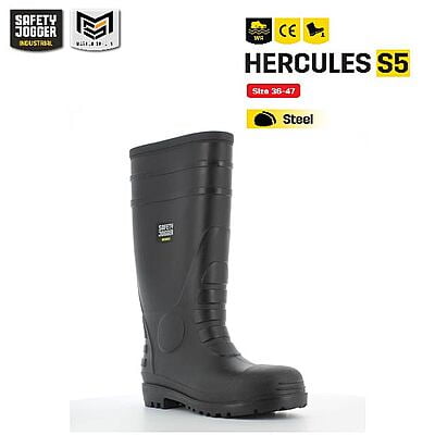 รองเท้าบูทเซฟตี้ Safety Jogger  รุ่น HERCULES รองเท้าบูทนิรภัย รองเท้าบูทยาง รองเท้าบูทหัวเหล็ก